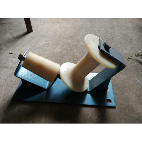 Construction Works Cable Pulley Block Electrical Nylon / Aluminum Turning Cable Drum Roller