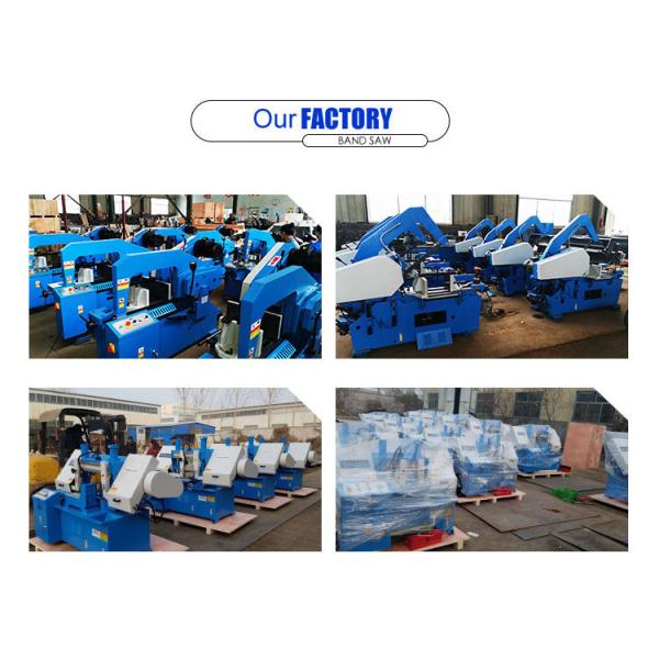 Máquina automática de corte de metal con banda de sierra GB4230 Velocidad de la hoja 3KW Potencia
