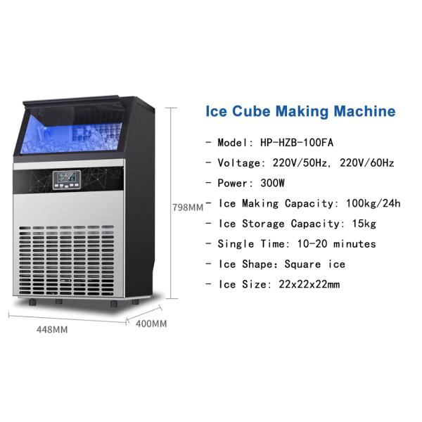 NO App-Controlled 60-100kg Home Mini Commercial Ice Maker Machine for Automatic Ice Cube Making Tap Water Or Bottled Water Input