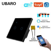 Interruptor inteligente LED con Control Wifi, carcasa impermeable, 5-400W/Gang UL94V0, Material ignífugo con aplicación Tuya Smart/Smart Life