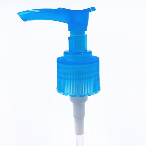 All blue beautiful dispenser lotion pump with clip