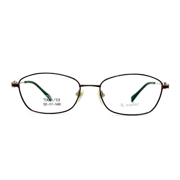 TD001 Premium Titanium Frame in Rectangle Shape for Eyewear Enthusiasts