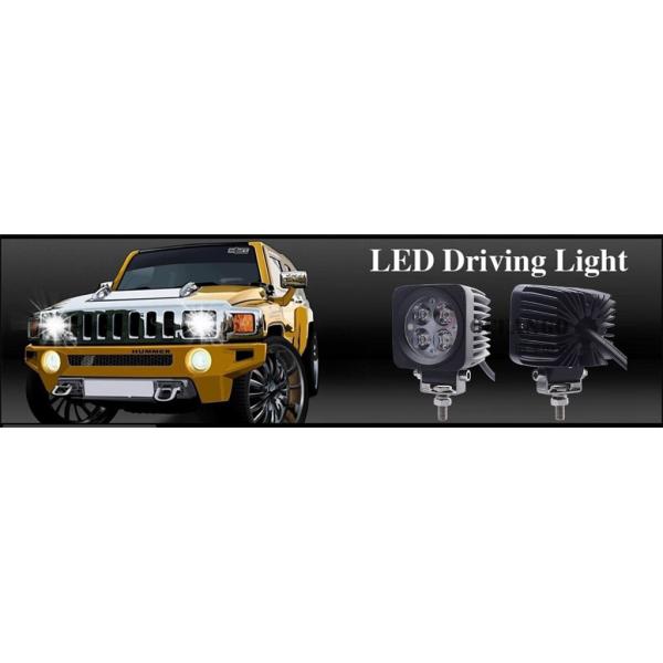 12W 6500K Circle LED Off Road Driving Lights High Lumen Anti - Seismic