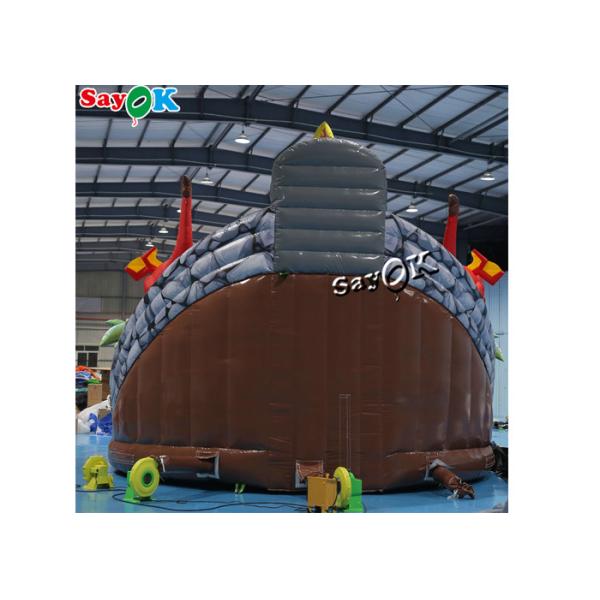 Jurassic Themed Dinosaur Animals Inflatable Bounce Castle 1000D