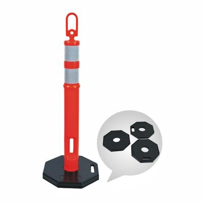 1150mm Road Safety Delineator Post Barrier Traffic Diviner Separate T-Top Warning Bollard