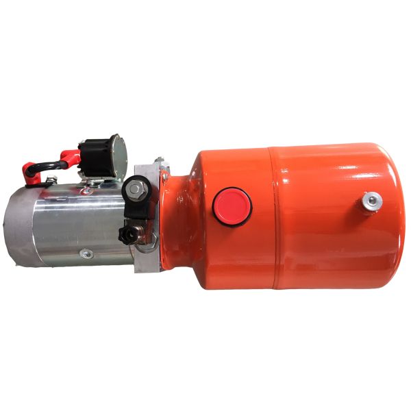 Unidad anaranjada de la energía hydráulica del acuerdo de DC del tanque de acero 6L para el remolque de la descarga