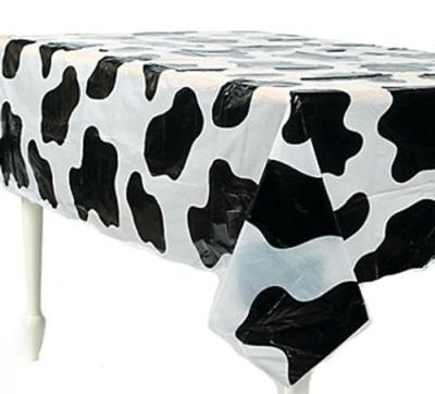 Toalhas de mesa plásticas descartáveis da polegada de PEVA 54x108 que gravam