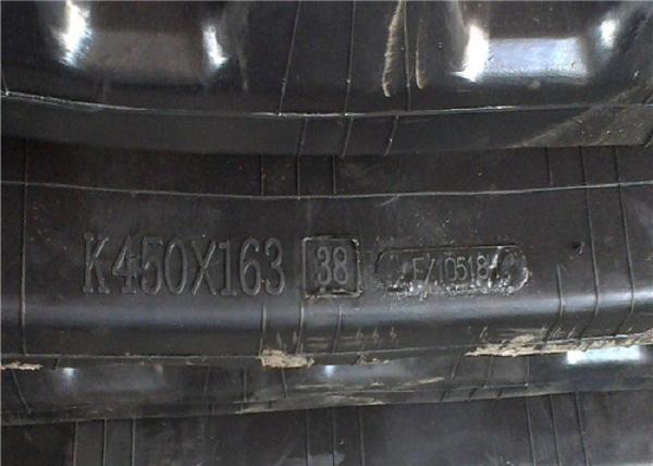 Komatsu Pc60 Pc75 Excavator Rubber Tracks Low Elongation With Block Pattern