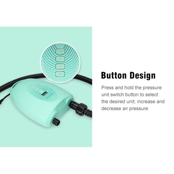 Portable Electric Air Pump for Marine Inflatables Green Lakes Rivers Occasion Powerful