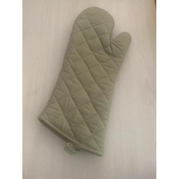 Custom Design Soft Heat Resistant Cotton Oven Glove Oven Mitt