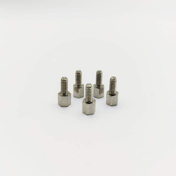316 Stainless Steel #4-40 Hex Standoff Screw 12mm Electropolished