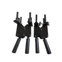 Las herramientas de soldadura que soldaban con autógena el hardware del cepillo del polvo fijaron los alicates termos del pote de la soldadura