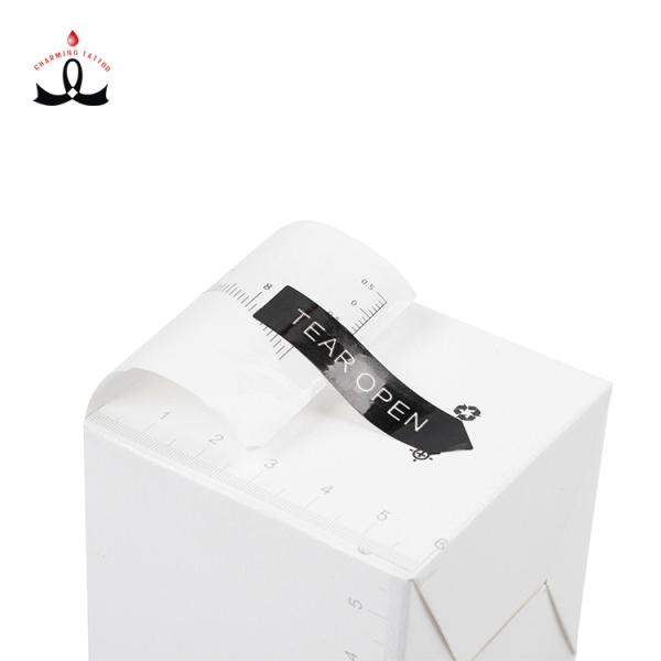 Clear Permanent Makeup Microblading Eyebrow Ruler Sticker 50pcs/ Roll