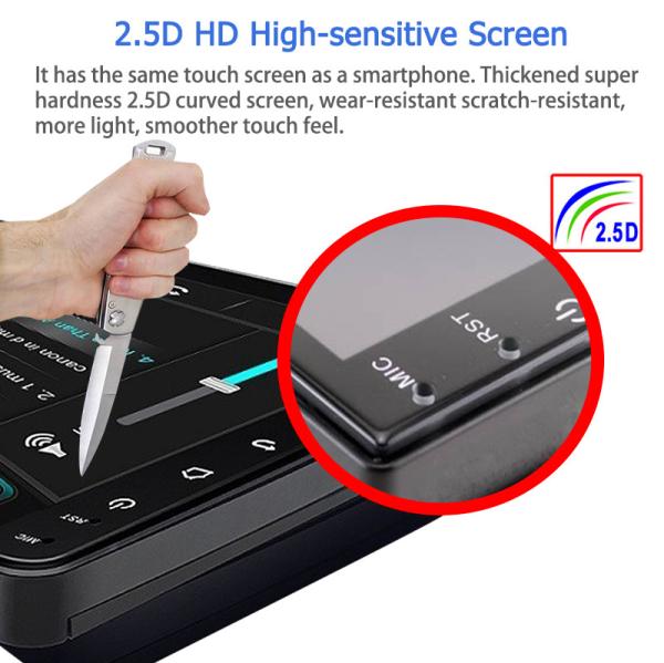 9 polegadas 2din Android 10 Sistema TFT TN Screen Full Touch Screen Car Radio Para Toyota Innova Auto Manual AC 2008-2014