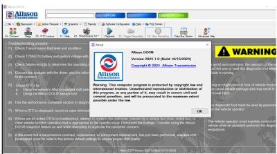 Allison DOC Premium V2024.11 Allison Transmission Diagnostic Software