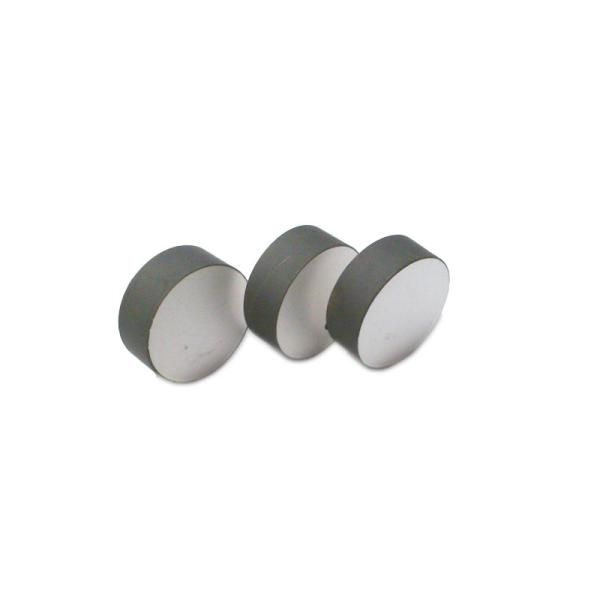 Customized 8mm PZT Piezo Ceramic Disk , Ultrasonic Piezoelectric Ceramic Element