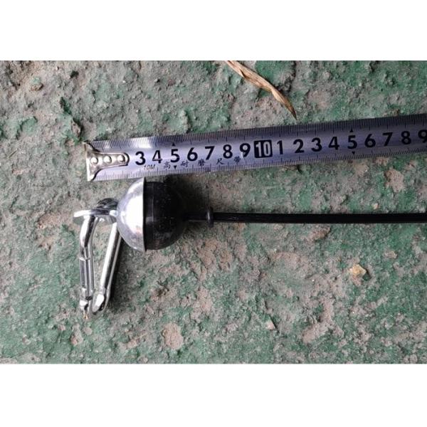 Câble métallique enduit en nylon de gymnase 1/4