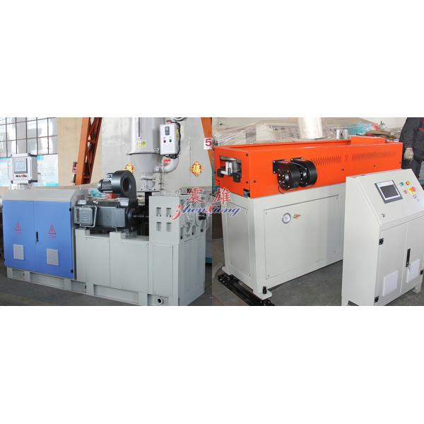 Máquina de tuberías de plástico de doble estación de enrollamiento automático de 11kw extrusora de tuberías corrugadas
