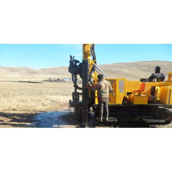 matériel de forage de puits d'eau de 400m avec la force hydraulique d'alimentation du moteur 12T d'Eaton