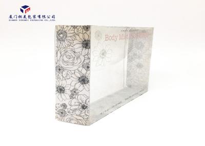 Body Mist Set Clear Plastic Box Packaging Custom Made PET Plastic Boxes Light Weight