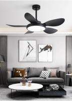 Ventilateur électrique à grande puissance éolienne, pendentif, ventilateur de plafond en bois massif à cinq feuilles