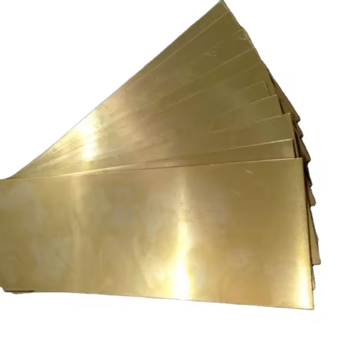 H62 H65 H70 Brass Sheet with 99.99% Copper Purity High Precision Customizable Size for Industrial Manufacturing