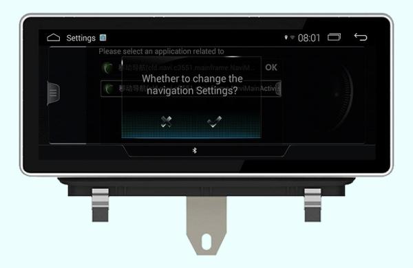 Ouchuangbo 10.25 inch car audio gps navi for Audi Q3 2011-2018 support BT aux android 4.4