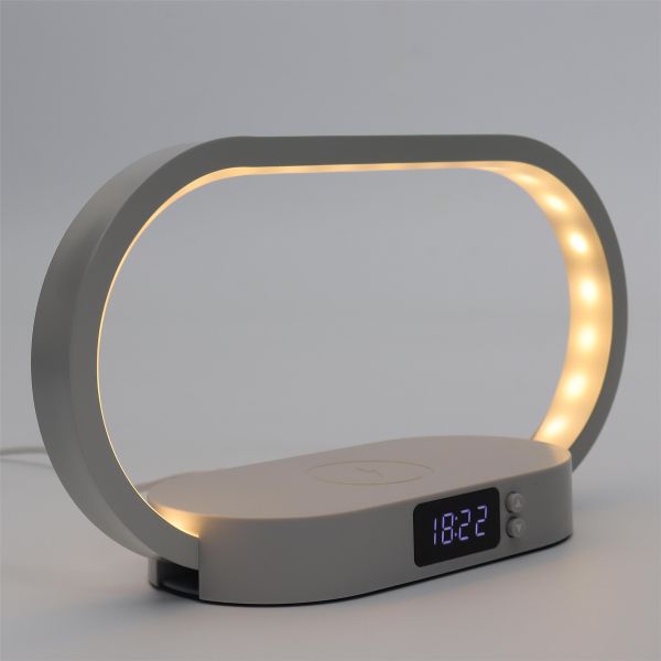 WR08 Warm White Emitting Color 10W LED Table Lamp Wireless Charging 3 Temperature Dimmable Smart Touch Control Night Light