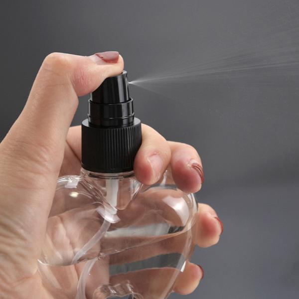 1.69oz 50ml Alcohol Hand Sanitizer Dispenser Bottles Empty Refill Mini Heart Shaped Keychain