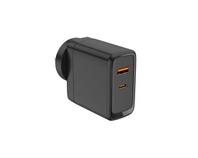 Carregador USB C, INIU 2 portas 45W carregador super rápido Tipo C, Mini PD dobrável PPS USB C Bloco de carregador de parede da GaN Tech