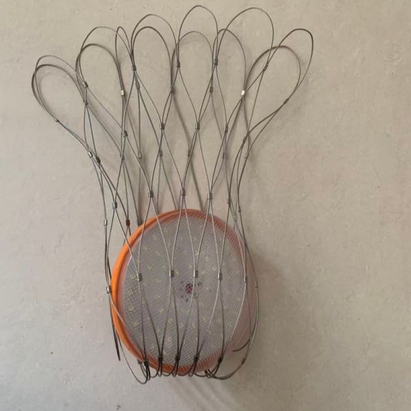 SS 316 Stainless Steel Wire Rope  Fall Safety  Nets for Floodlight LED Light