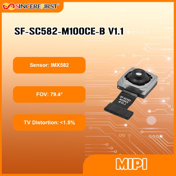 4K 30FPS Ultra-HD CMOS IMX582 Mini MIPI Camera Module