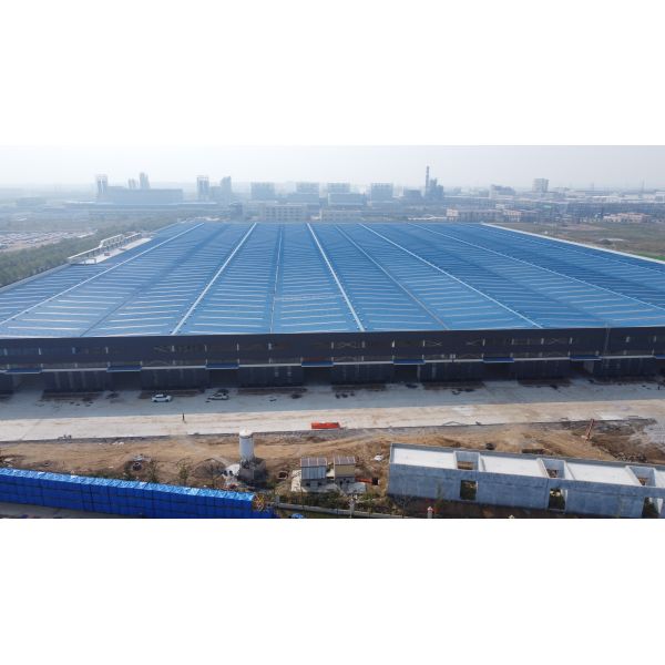 Steel Structure Warehouse Designed to Support Automated Storage and Retrieval