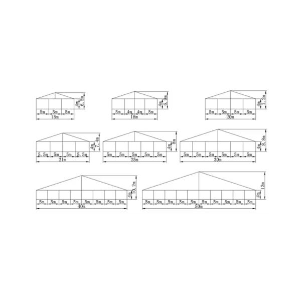 Прозрачная свадебная палатка на крыше