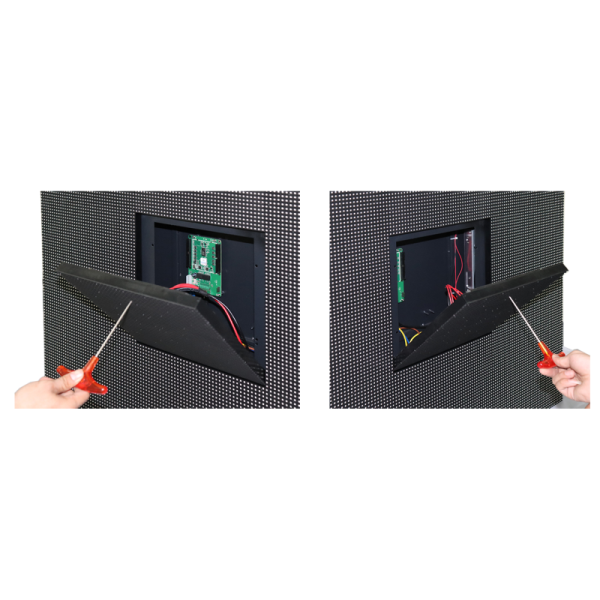 Front Service Outdoor Rental LED Display P6 IO960 320 Series Aluminum Cabinet for Advertising Billboard