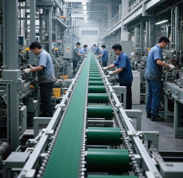 Adjustable Conveying Speed Customized Frame Material Universal Double-Speed Chain Production Line for Multiple Industries