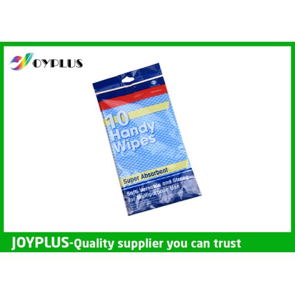 Super Absorbent Non Woven Towels , Household Cleaning Wipes Anti Pull