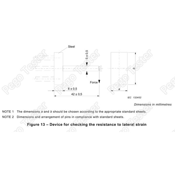 SS Electrical Safety Test Equipment IEC60884-1 Figure 13 Socket Outlet Lateral Strain Test Apparatus