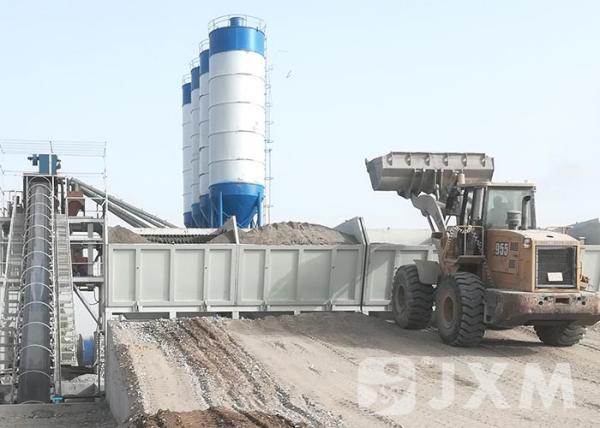 Professional Portable Batch Plant Concrete Pre Mixed Plant 90 Cubic Meters Capacity