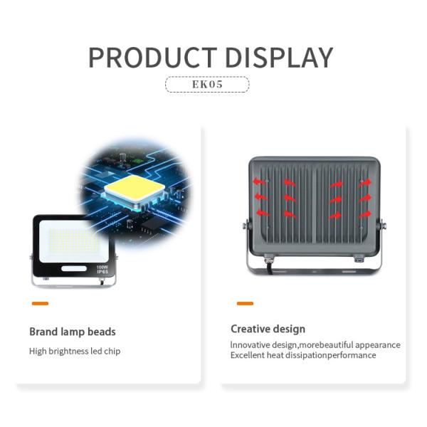 30W 50W 100W 200W 300W Outdoor Flood Light Waterproof Refletor Projecteur Led Flood Lamp For Stadium