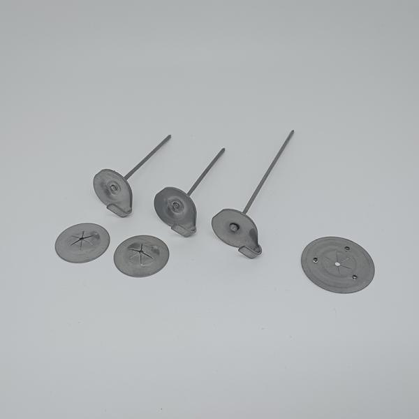 Duct Wall 30mm 35mm Cup Head Weld Pins Are Used For Fastening Fiberglass Duct Liner