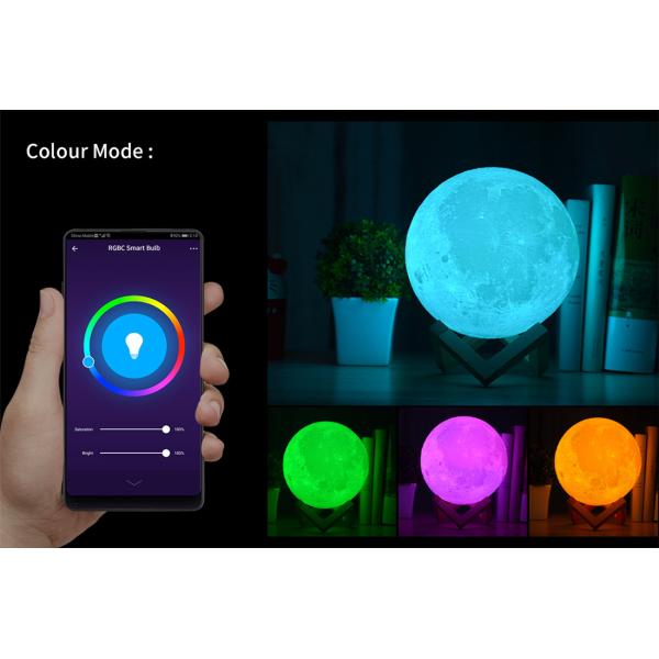 Smart Wi-Fi RGBCW Moon Lamp