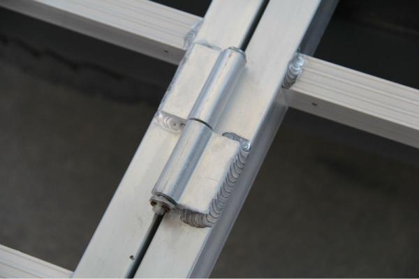Suporte de alumínio da soldadura profissional do OEM, suporte de alumínio do perfil para o condicionador de ar