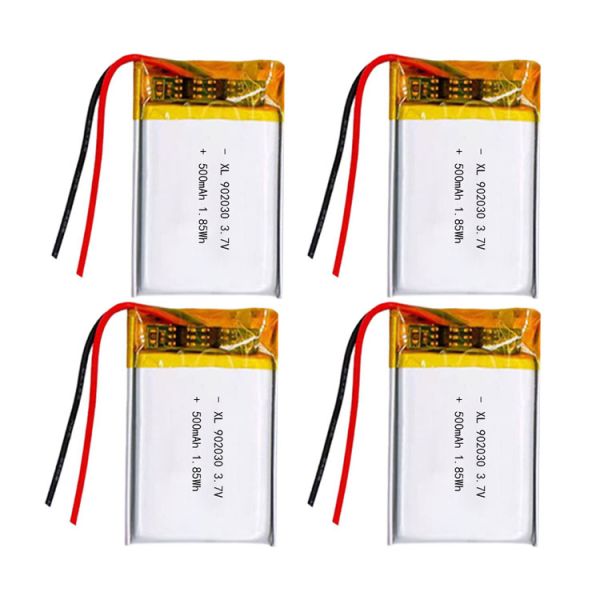 XL 3.7V500mAh Rechargeable Battery Model 902030for Fans, Electronic Scales, Bluetooth Headsets, Factory Direct Supply
