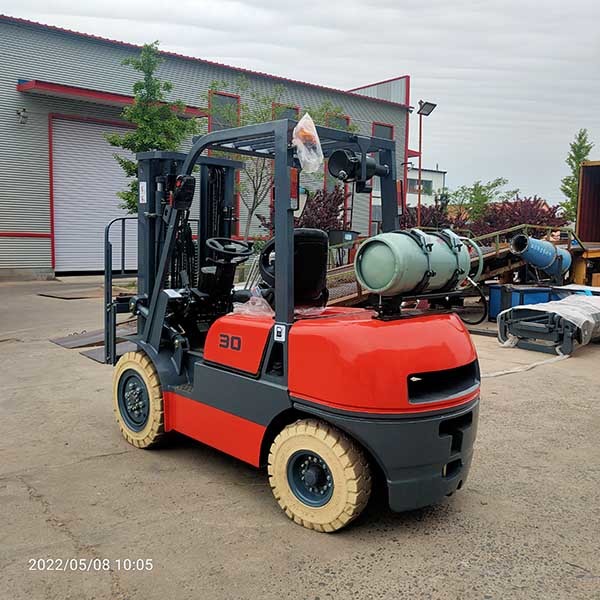 3.5 Ton LP Gas Forklift Wide View Mast Lpg Powered Forklift Used In Warehouse