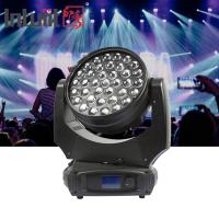 Luz de cabeza móvil profesional de lavado de alta potencia de 37x10W para equipos de iluminación de escenarios de conciertos