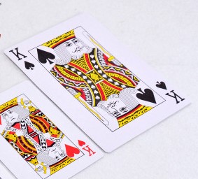 Table Games Educational Flash Cards Waterproof Paper Foil Playing Poker Cards