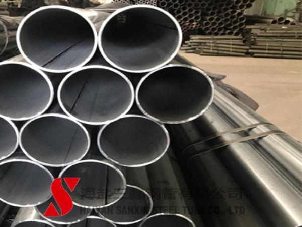 Wear Resistant Round Welded Steel Tube 13mm Cold Drawn High Precision