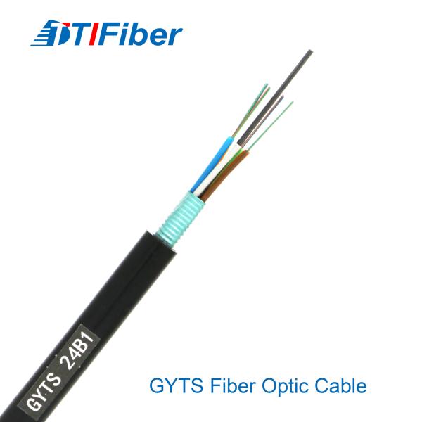 Outdoor Underground Optical Fiber Cable Gyts Gyta Gyta53 G652d Armoured Fiber Optical Cable