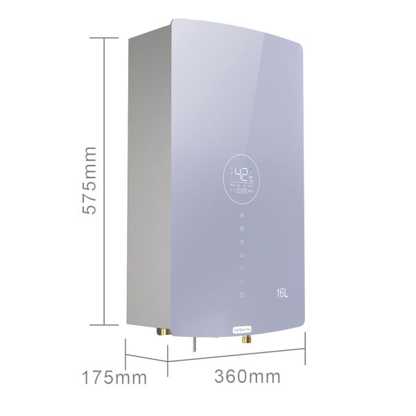 Energy Saving Smart Gas Boiler Instant Water Heater Built-in Copper Heat Exchanger Recirculation Pump for Apartment